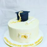 Graduation themed cake