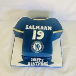 Chelsea football shirt cake
