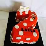 second birthday minnie mouse cake