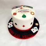 Las vegas themed cake