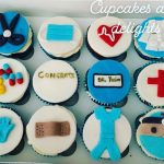 Doctor themed cupcakes