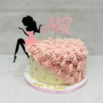 Celebration cake for a girl