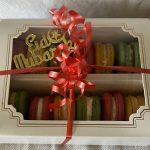 Assorted flavoured macarons
